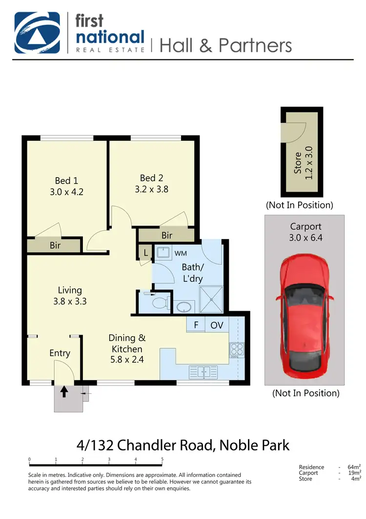 Floorplan of Homely unit listing, 4/132-134 Chandler Road, Noble Park VIC 3174