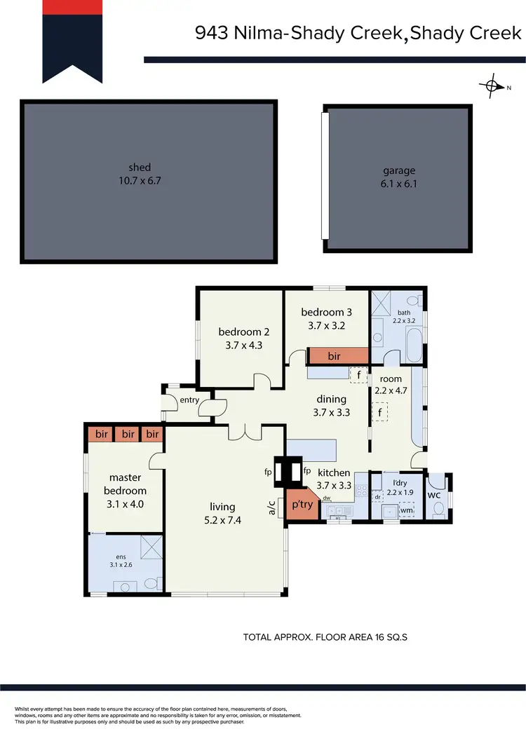 Floorplan of Homely house listing, 943 Nilma Shady Creek Road, Shady Creek VIC 3821