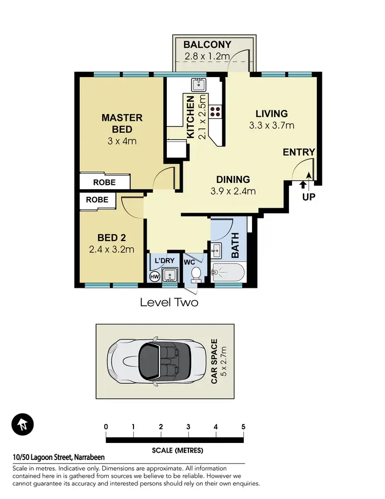 Floorplan of Homely apartment listing, 10/50 Lagoon Street, Narrabeen NSW 2101