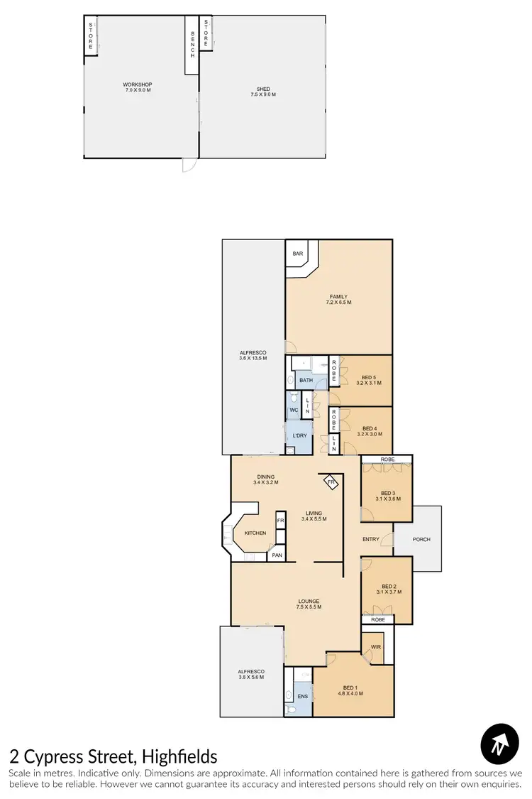 Floorplan of Homely house listing, 2 Cypress Street, Highfields QLD 4352