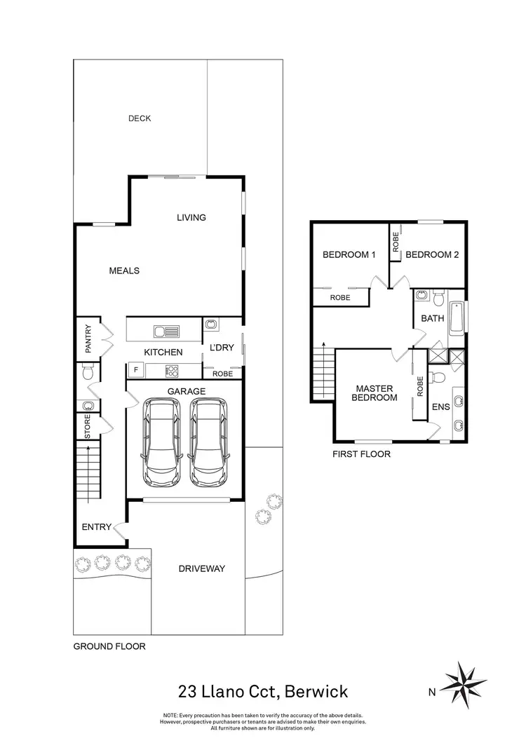 Floorplan of Homely house listing, 23 Llano Circuit, Berwick VIC 3806
