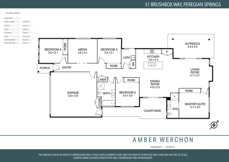Floorplan of Homely house listing, 51 Brushbox Way, Peregian Springs QLD 4573