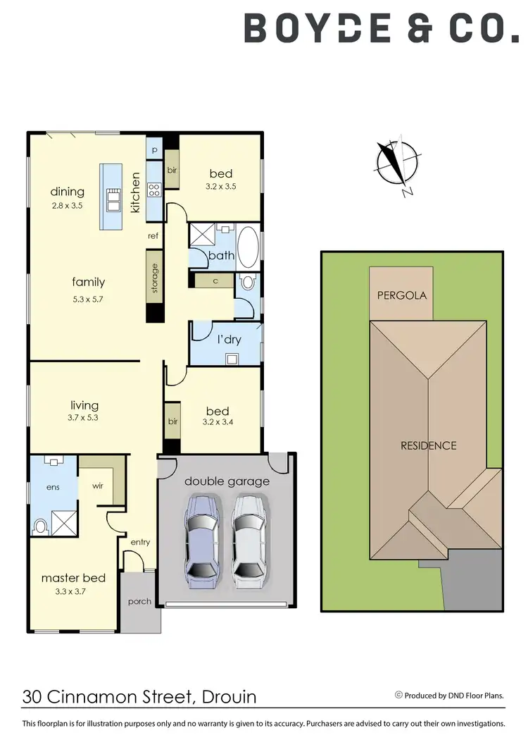 Floorplan of Homely house listing, 30 Cinnamon Street, Drouin VIC 3818