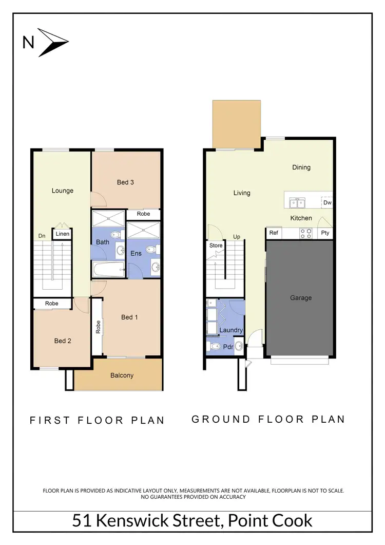 Floorplan of Homely townhouse listing, 51 Kenswick Street, Point Cook VIC 3030