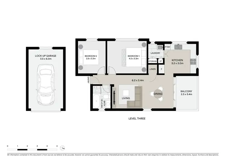 Floorplan of Homely apartment listing, 3/17 Darling Street, Bronte NSW 2024