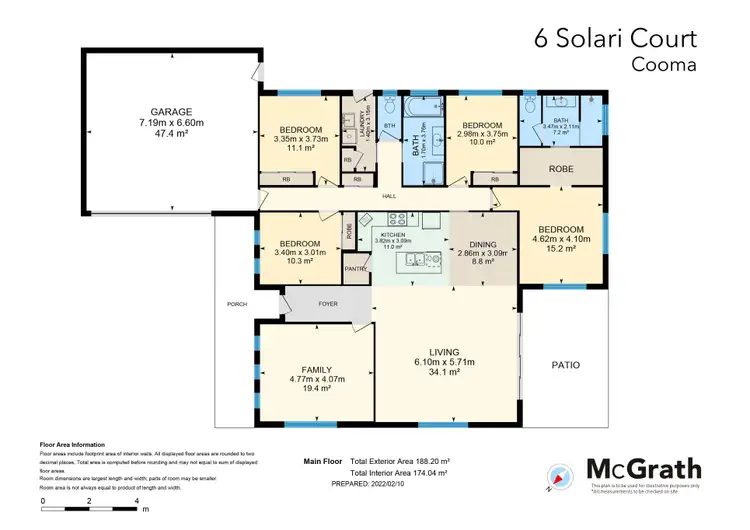 Floorplan of Homely house listing, 6 Solari Court, Cooma NSW 2630