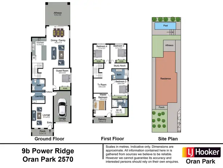 Floorplan of Homely house listing, 9B Power Ridge, Oran Park NSW 2570