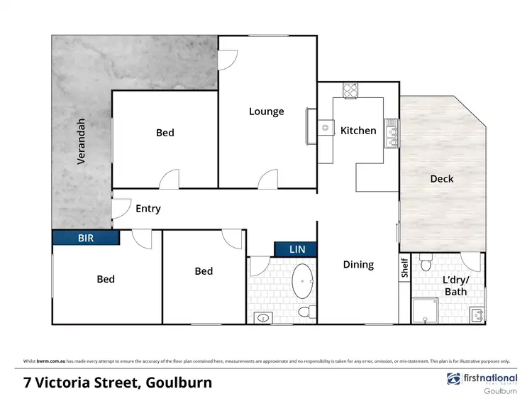 Floorplan of Homely house listing, 7 Victoria Street, Goulburn NSW 2580