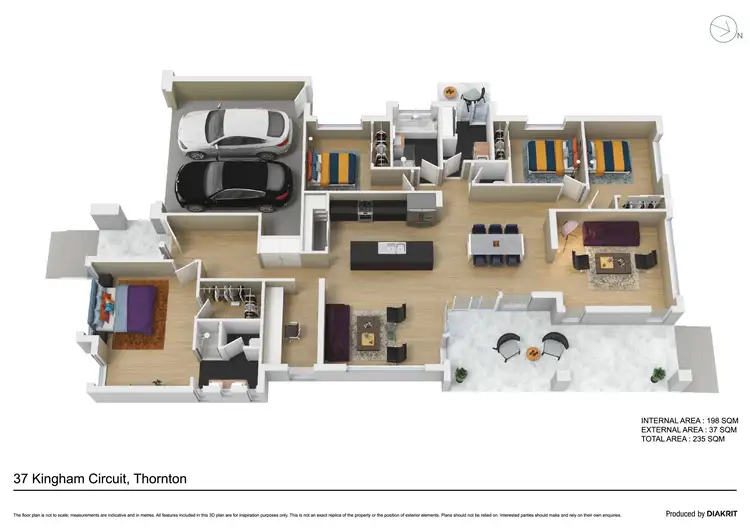 Floorplan of Homely house listing, 37 Kingham Circuit, Thornton NSW 2322
