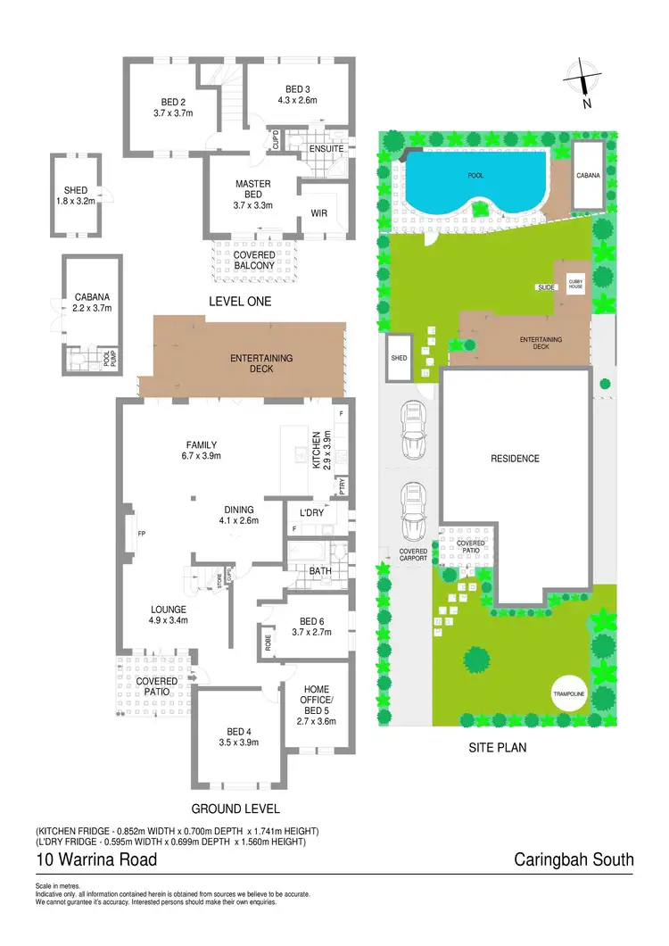 Floorplan of Homely house listing, 10 Warrina Road, Caringbah South NSW 2229