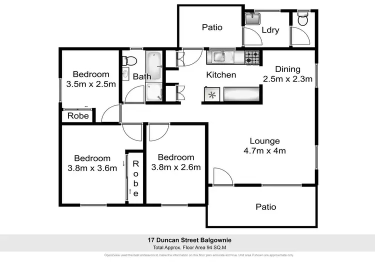 Floorplan of Homely house listing, 17 Duncan Street, Balgownie NSW 2519