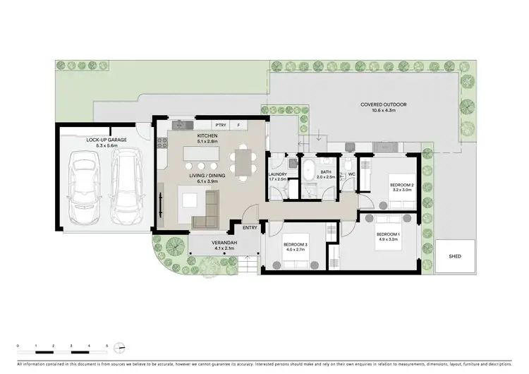 Floorplan of Homely villa listing, 3/36 Kendall Street, Sans Souci NSW 2219