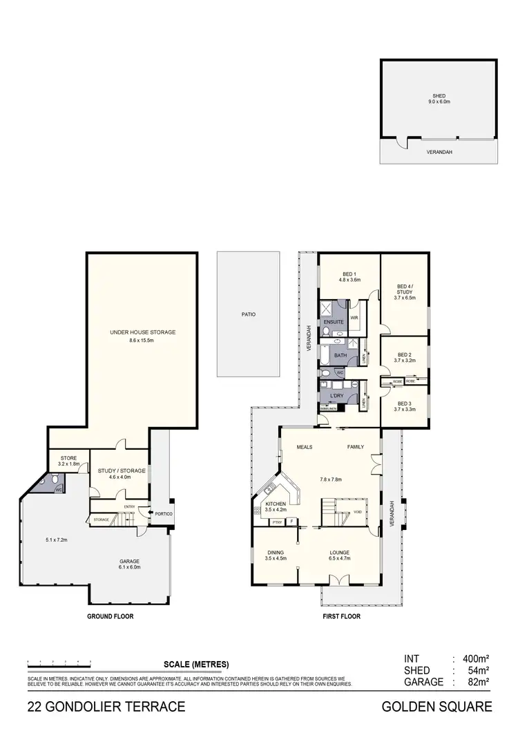 Floorplan of Homely house listing, 22 Gondolier Terrace, Golden Square VIC 3555