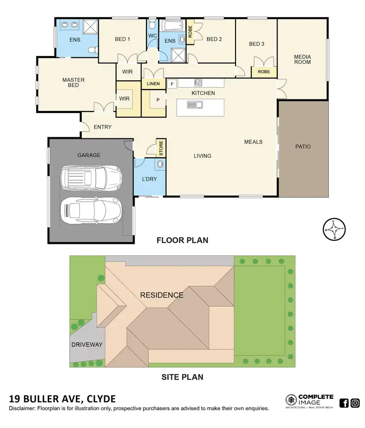 Floorplan of Homely house listing, 19 Buller Avenue, Clyde VIC 3978