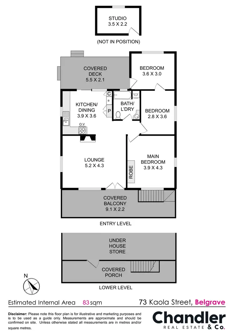 Floorplan of Homely house listing, 73 Kaola Street, Belgrave VIC 3160