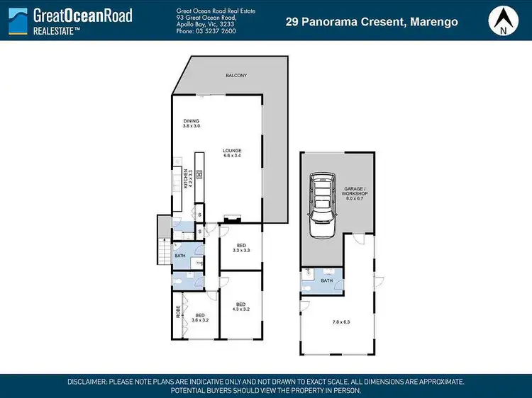 Floorplan of Homely house listing, 29 Panorama Crescent, Apollo Bay VIC 3233