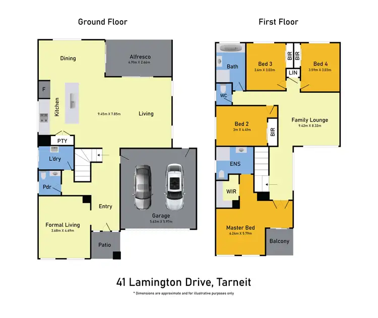 Floorplan of Homely house listing, 41 Lamington Drive, Tarneit VIC 3029