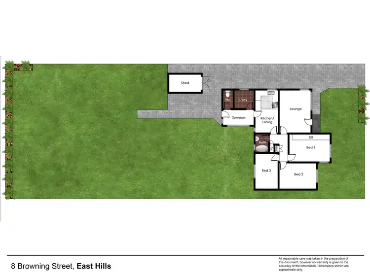 Floorplan of Homely house listing, 8 Browning Street, East Hills NSW 2213