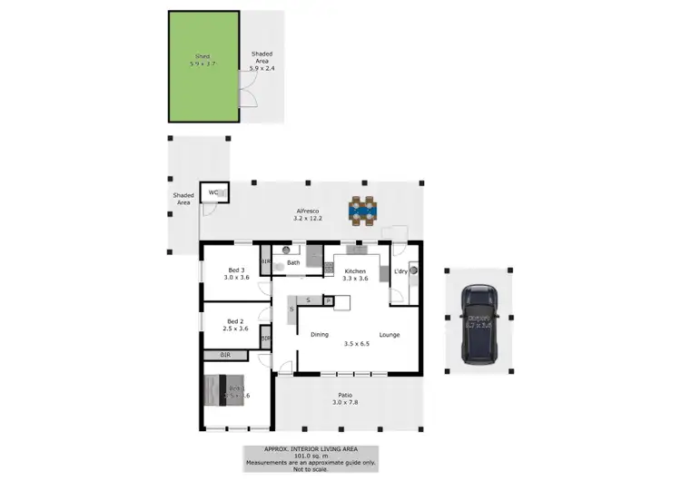 Floorplan of Homely house listing, 113 Pell Street, Howlong NSW 2643