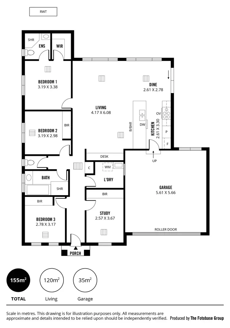 Floorplan of Homely house listing, 1b Baudin Avenue, Fairview Park SA 5126