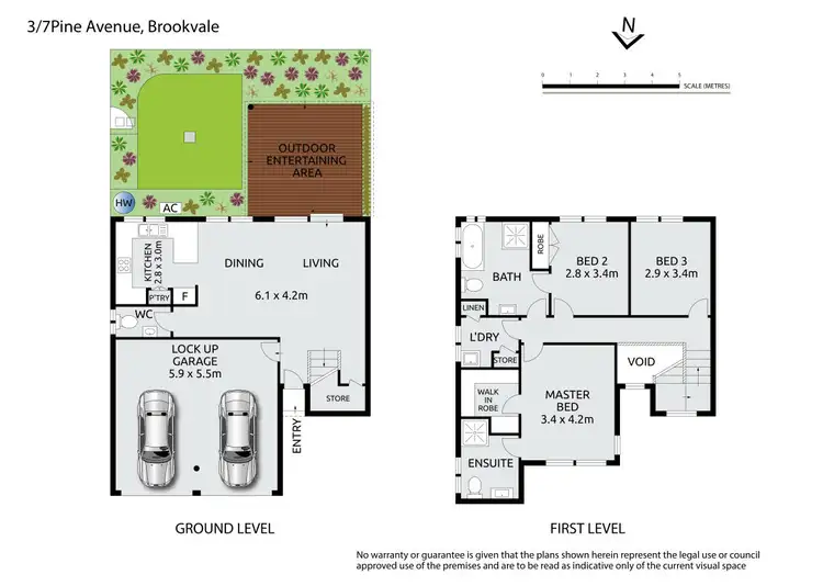 Floorplan of Homely townhouse listing, 3/7 Pine Avenue, Brookvale NSW 2100