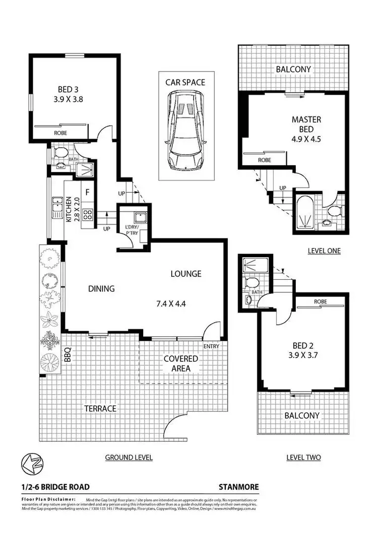 Floorplan of Homely apartment listing, 1/2-6 Bridge Road, Stanmore NSW 2048