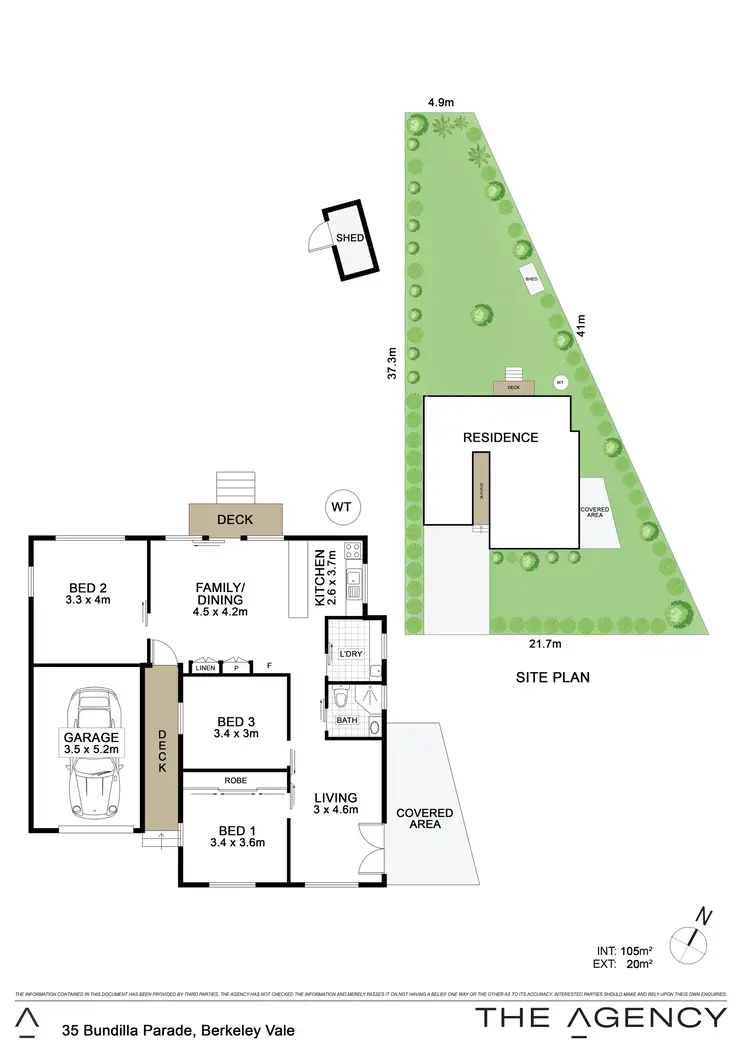 Floorplan of Homely house listing, 35 Bundilla Parade, Berkeley Vale NSW 2261