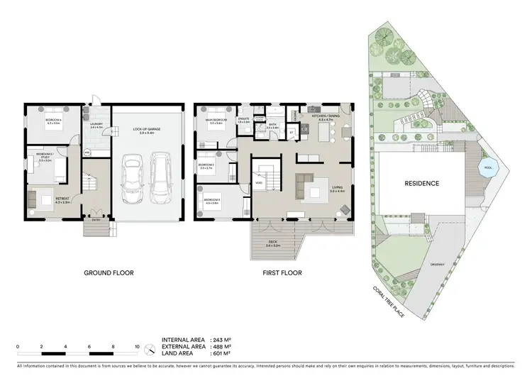 Floorplan of Homely house listing, 6 Coral Tree Place, Point Clare NSW 2250