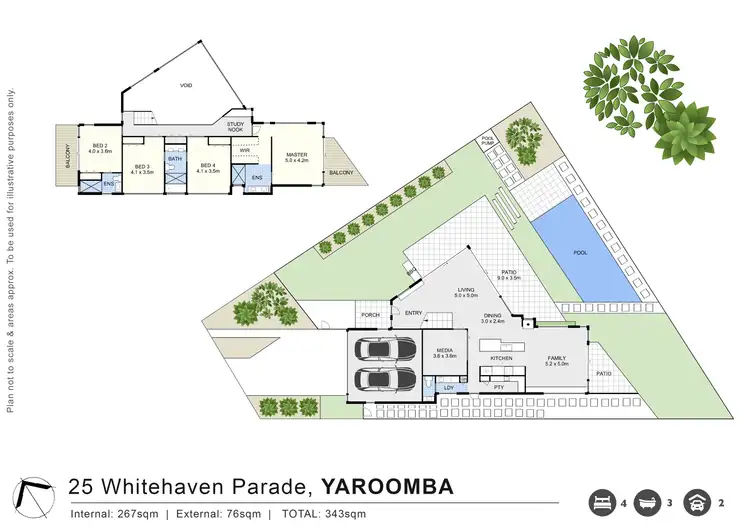 Floorplan of Homely house listing, 25 Whitehaven Parade, Yaroomba QLD 4573