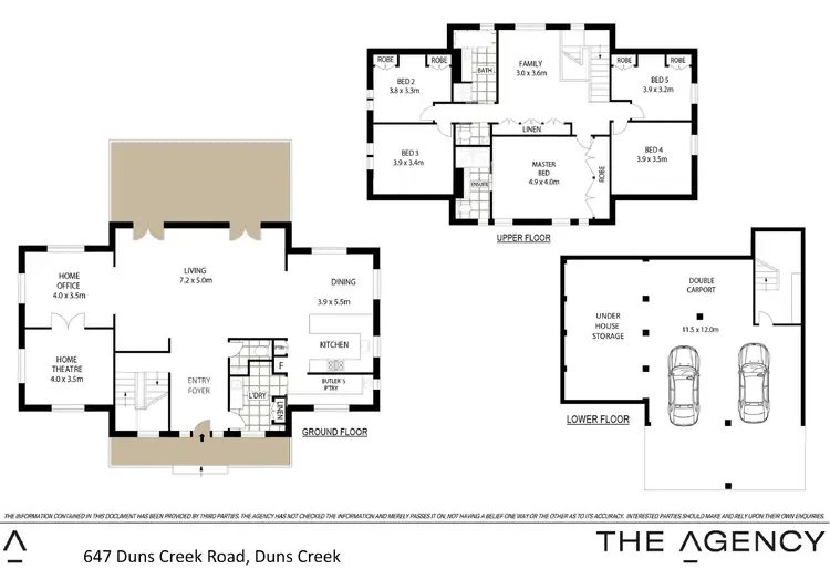 Floorplan of Homely rural property listing, 647 Duns Creek Road, Duns Creek NSW 2321