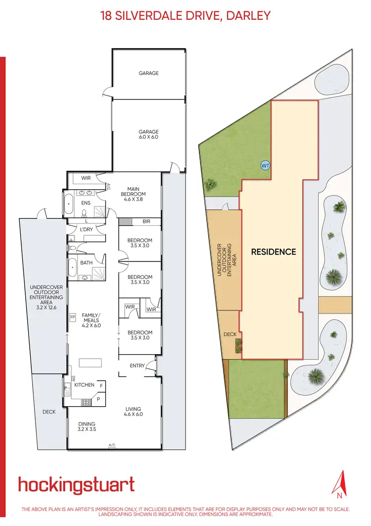 Floorplan of Homely house listing, 18 Silverdale Drive, Darley VIC 3340