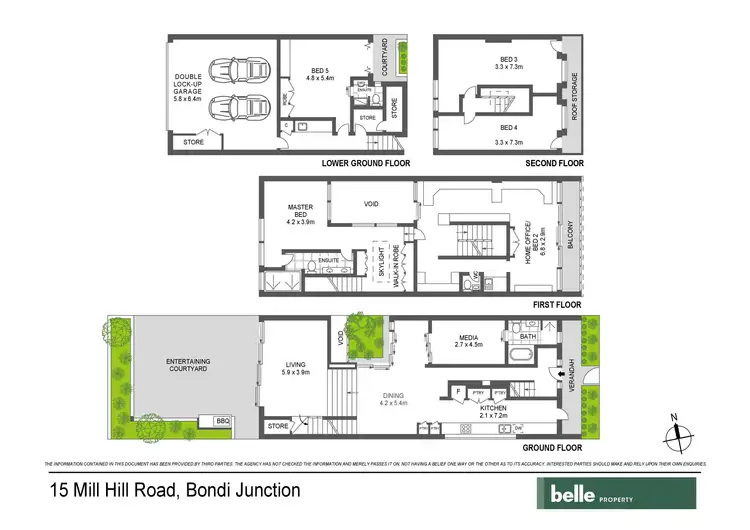 Floorplan of Homely house listing, 15 Mill Hill Road, Bondi Junction NSW 2022