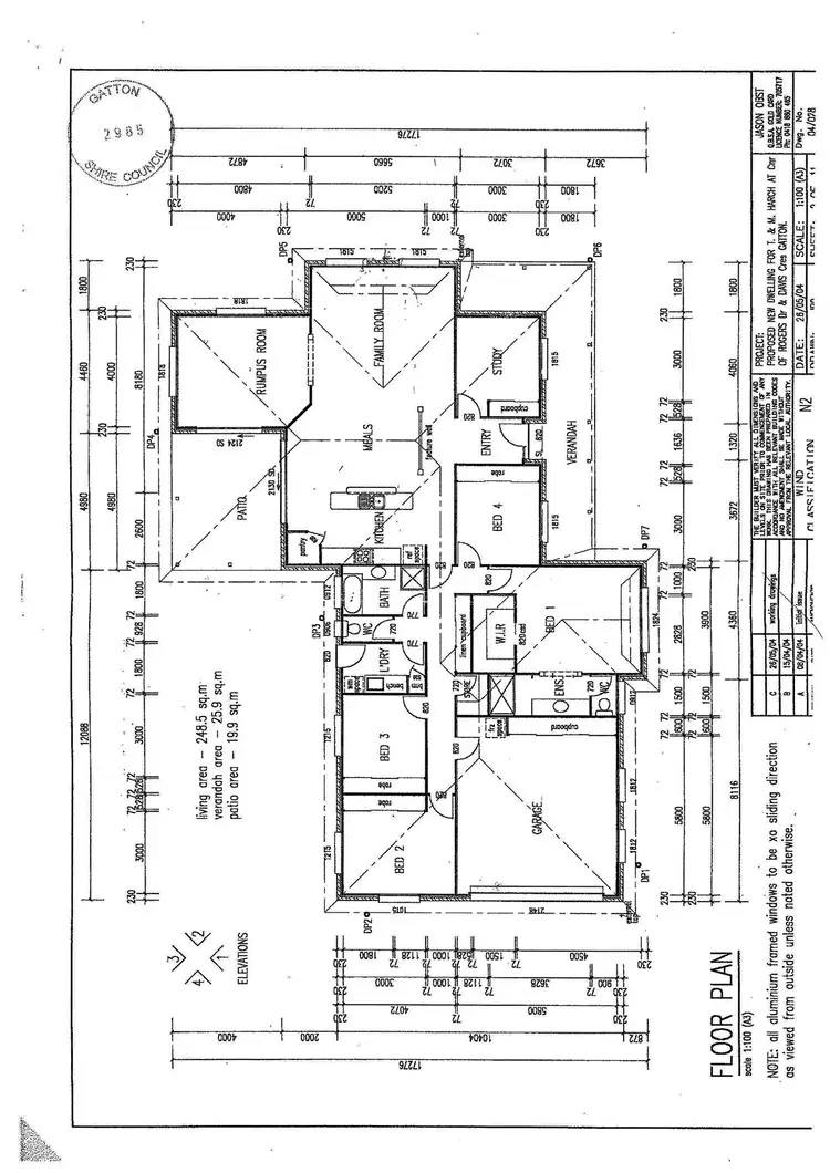 Floorplan of Homely house listing, 21 Rogers Drive, Gatton QLD 4343