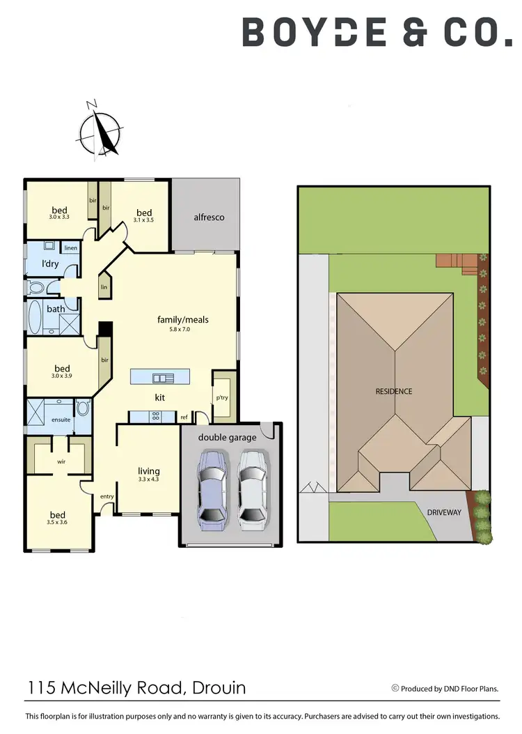 Floorplan of Homely house listing, 115 McNeilly Road, Drouin VIC 3818
