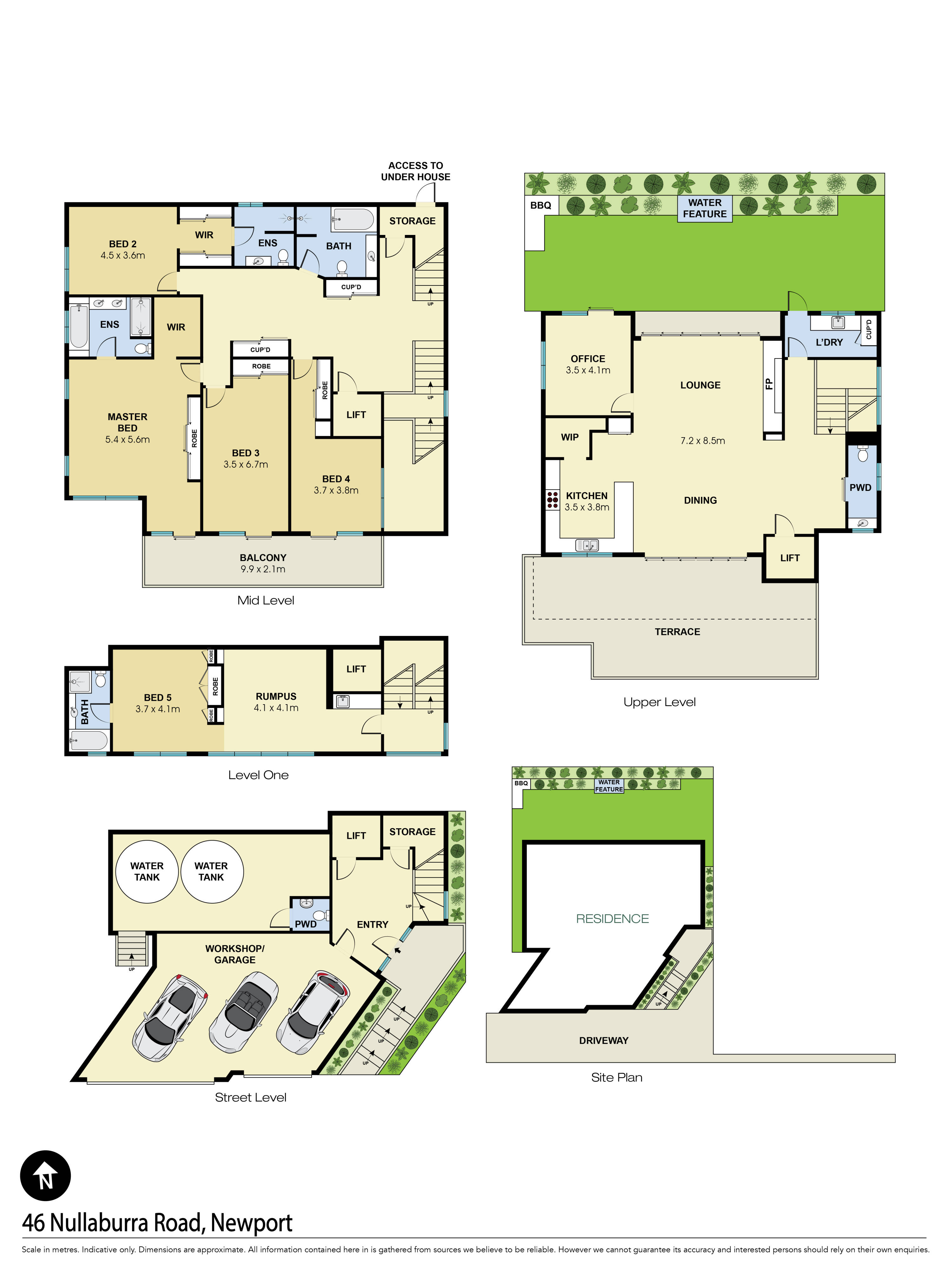 Floorplan of Homely house listing, 46 Nullaburra Road, Newport NSW 2106