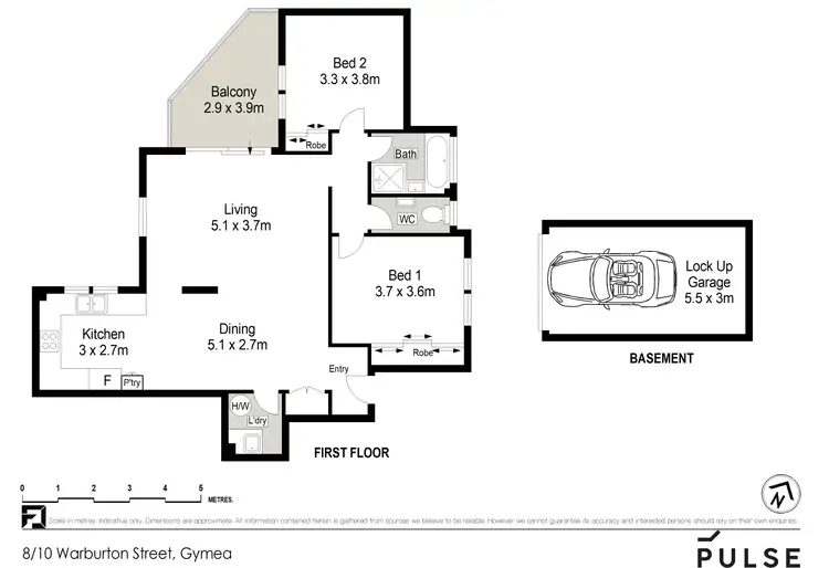 Floorplan of Homely apartment listing, 8/10-14 Warburton Street, Gymea NSW 2227