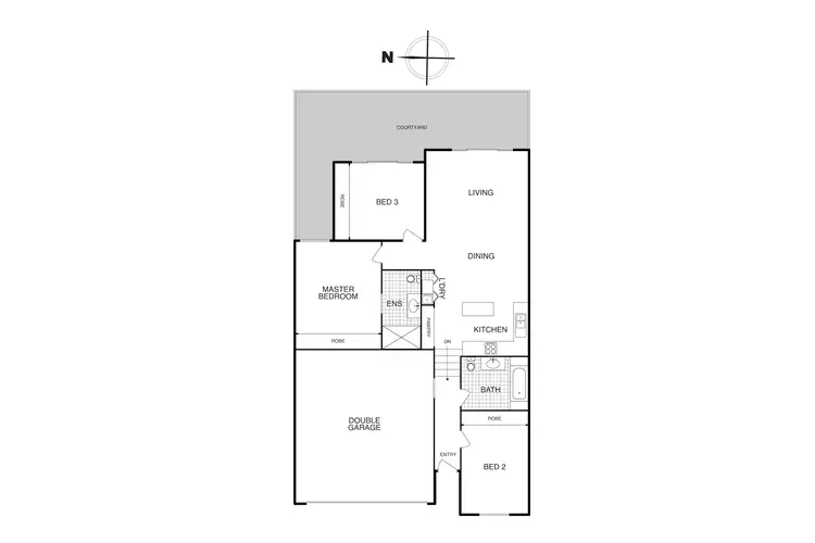 Floorplan of Homely townhouse listing, 7/2 McGovern Street, Casey ACT 2913