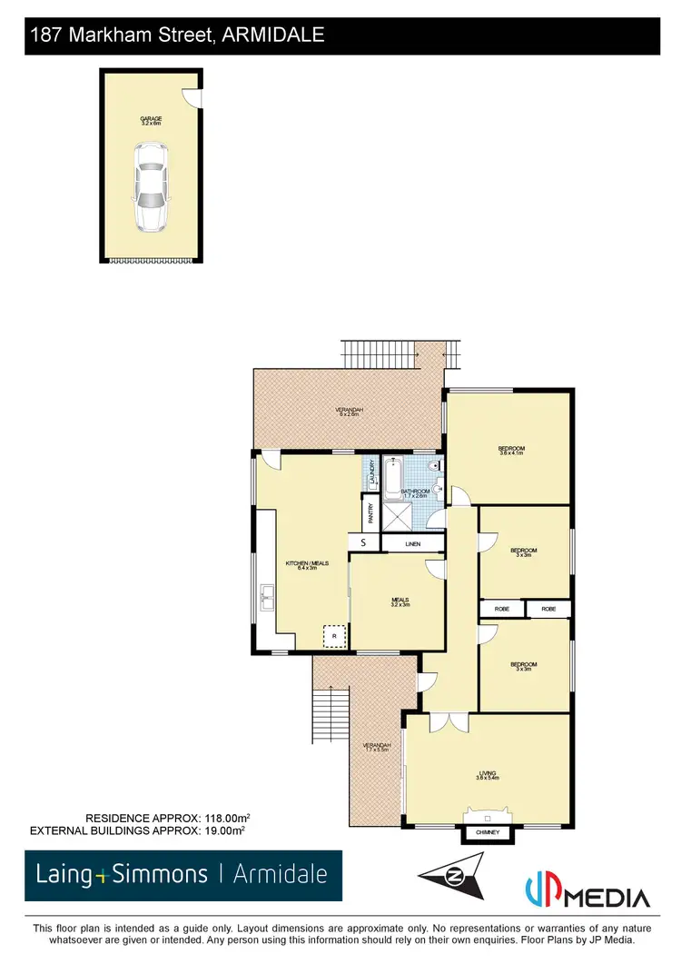 Floorplan of Homely house listing, 187 Markham Street, Armidale NSW 2350