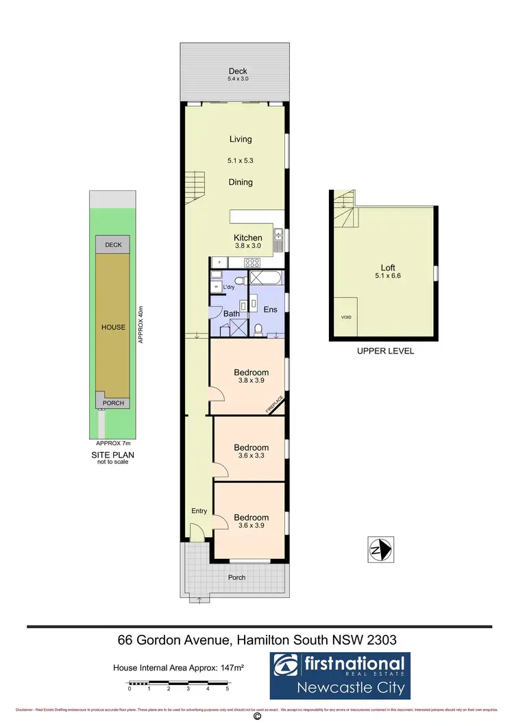 Floorplan of Homely house listing, 66 Gordon Avenue, Hamilton NSW 2303