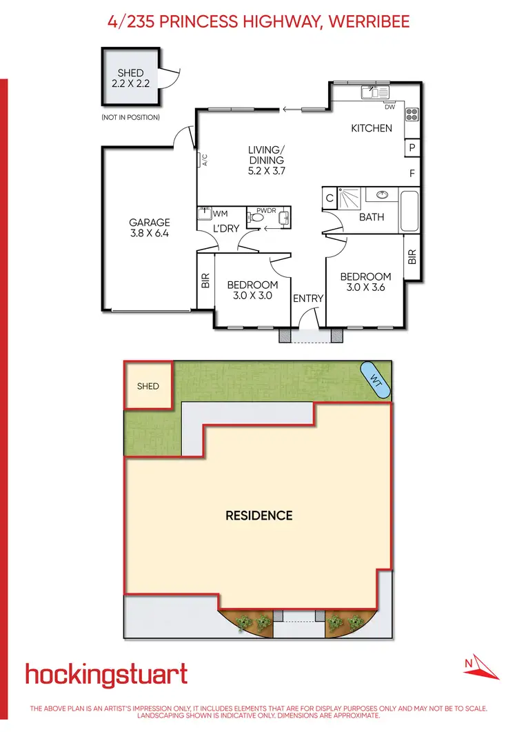 Floorplan of Homely unit listing, 4/235 Princes Highway, Werribee VIC 3030