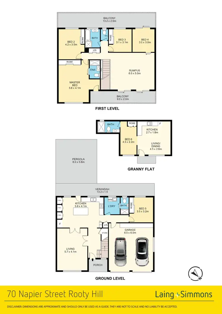 Floorplan of Homely house listing, 70 Napier Street, Rooty Hill NSW 2766