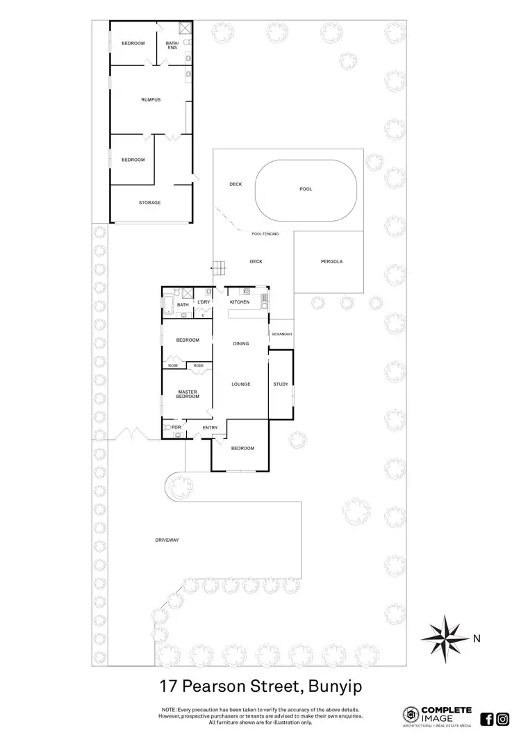 Floorplan of Homely house listing, 17 Pearson Street, Bunyip VIC 3815