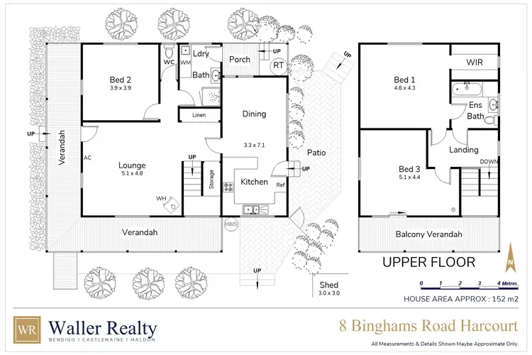 Floorplan of Homely house listing, 8 Binghams Road, Harcourt VIC 3453