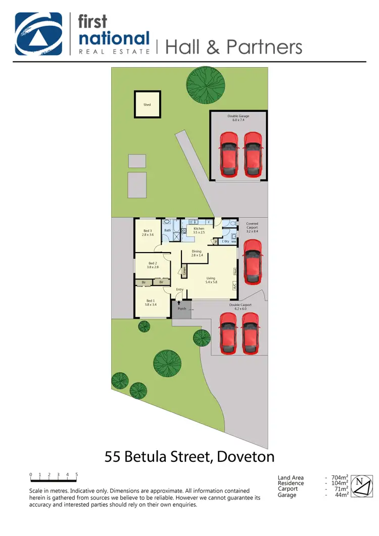 Floorplan of Homely house listing, 55 Betula Street, Doveton VIC 3177