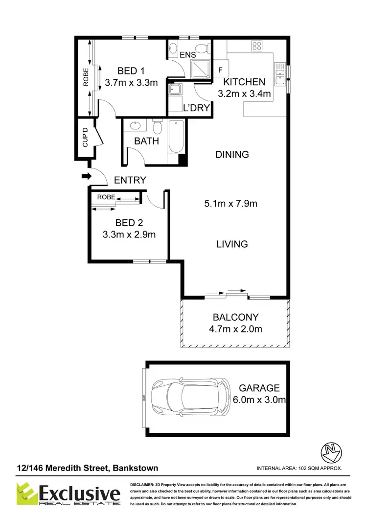 Floorplan of Homely unit listing, 12/146-152 Meredith Street, Bankstown NSW 2200
