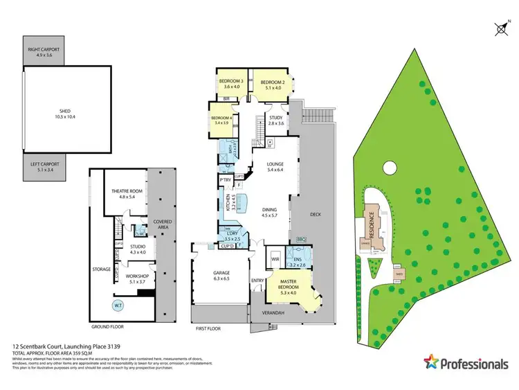 Floorplan of Homely house listing, 12 Scentbark Court, Launching Place VIC 3139