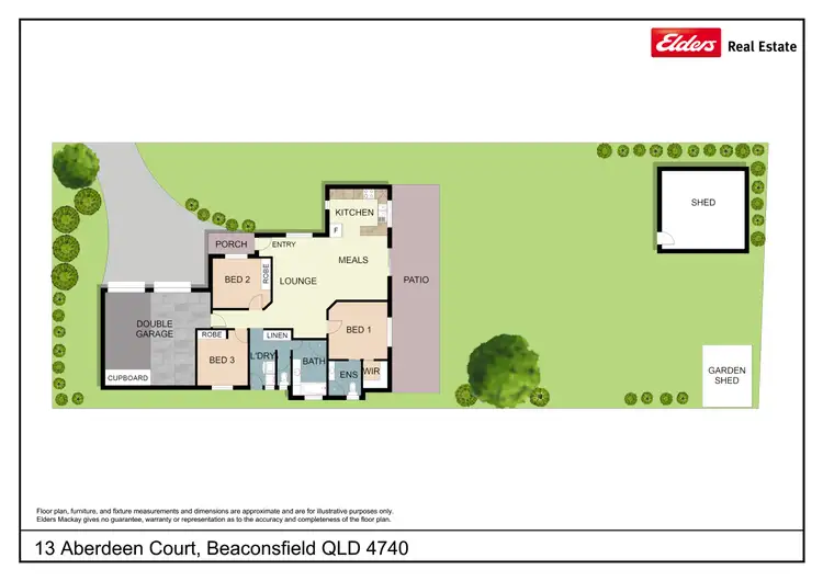 Floorplan of Homely house listing, 13 Aberdeen Court, Beaconsfield QLD 4740