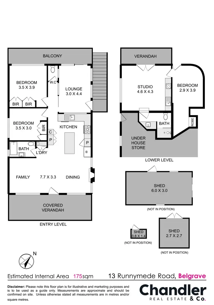 Floorplan of Homely house listing, 13 Runnymede Road, Belgrave VIC 3160
