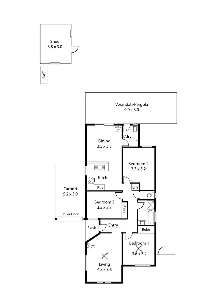 Floorplan of Homely house listing, 19 Spencer Drive, Morphett Vale SA 5162