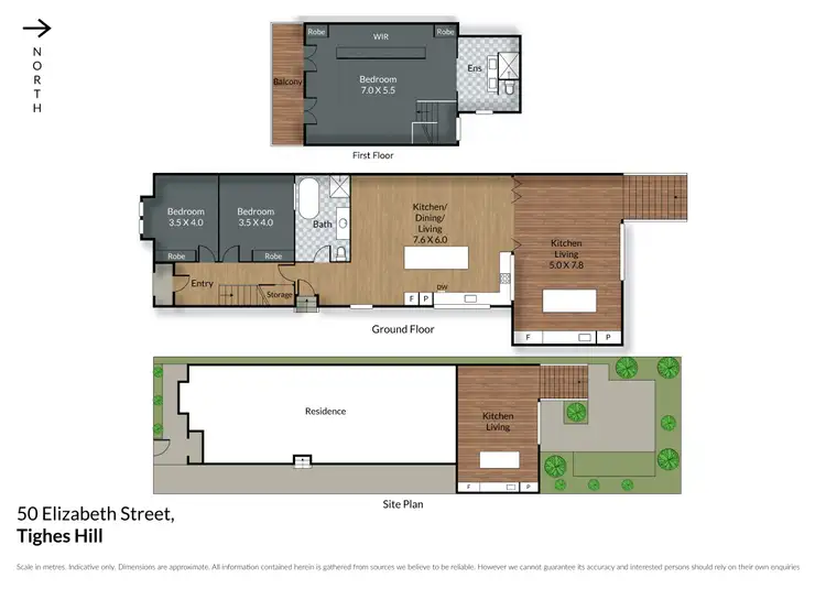 Floorplan of Homely house listing, 50 Elizabeth Street, Tighes Hill NSW 2297